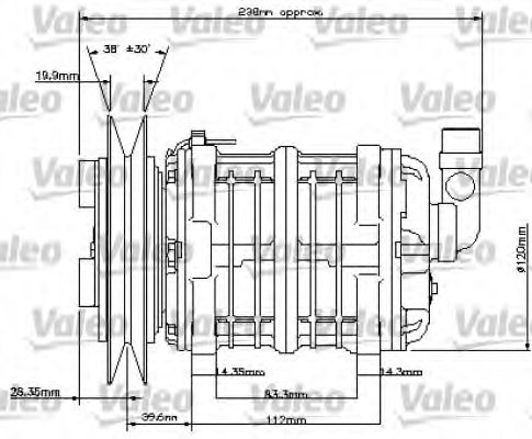 VALEO 815831 Compressor, air conditioning